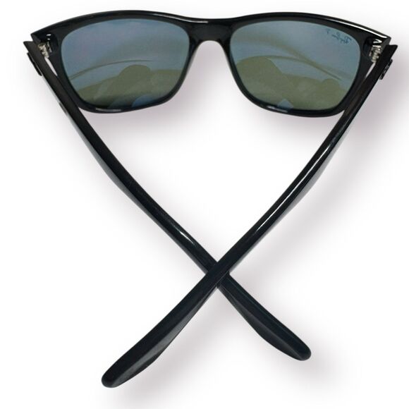 Ray-Ban RB4184‎ Wayfarer Black Polarized G-15 Grey/Green Sunglass 601/9A - Picture 5 of 12